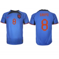 Holandsko Cody Gakpo #8 Vonkajší futbalový dres MS 2022 Krátky Rukáv